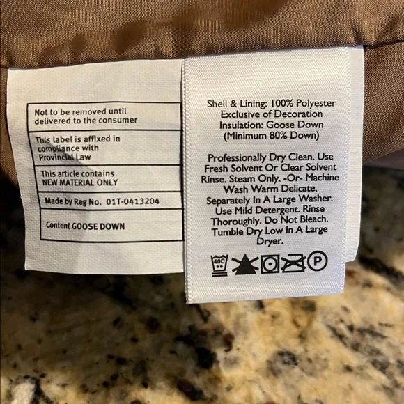 Eddie Bauer EB650 Goose Down Puffer Jacket Insulated Warm Hooded Winter Coat XLT - Picture 10 of 11